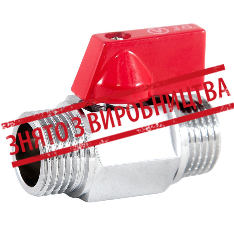 Кран шаровый MINI (мини) (приборный) 3/4'' нн Valve J.G.