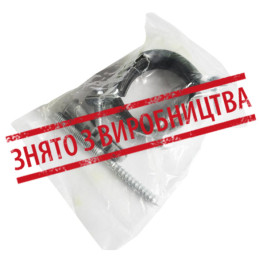 Хомут с резинкой и шурупом 1/2 не разборной ANGO