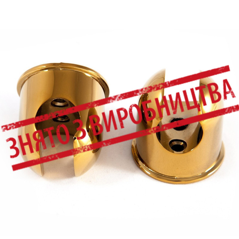 Держатель лейки душа латунный круглый G-59 GOLD ANGO