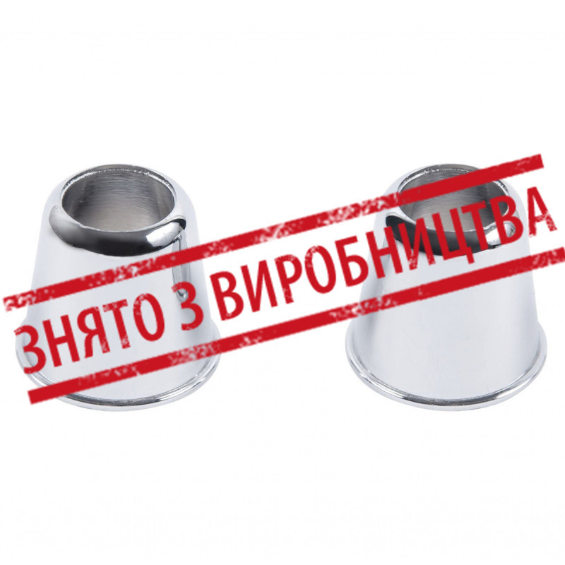 Декоративная чашка на гранбуксу (кранбуксу) хром Villa (М22)