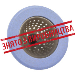 Сеточка для сбора мусора, силикон, пластик ANGO голубая