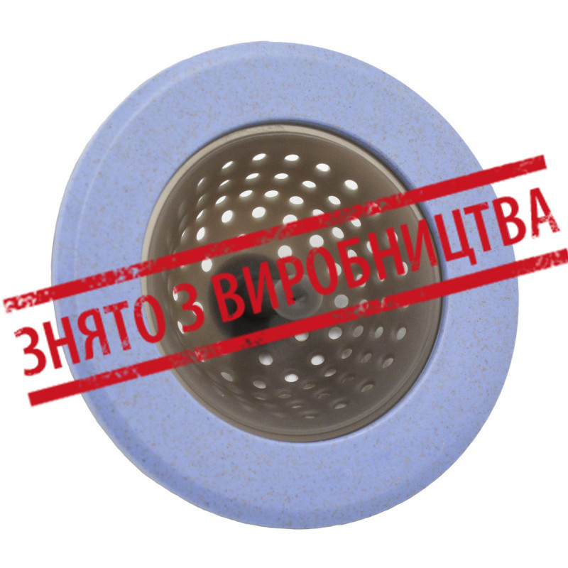 Сеточка для сбора мусора, силикон, пластик ANGO голубая