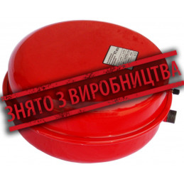 Бак розширювальний плоский (червоний) 12л FT-12