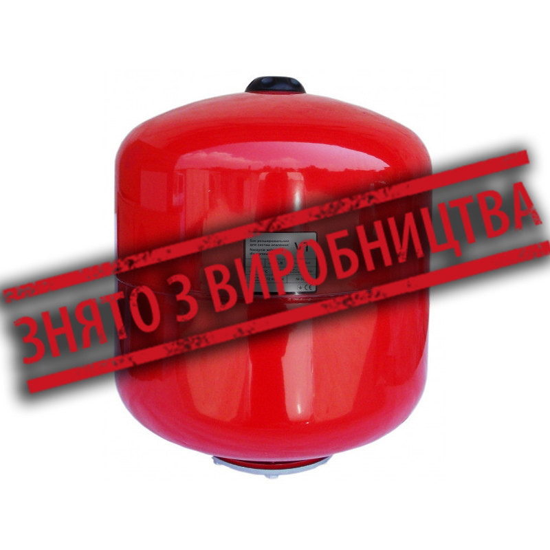 Бак розширювальний круглий (червоний) 36л VT-36