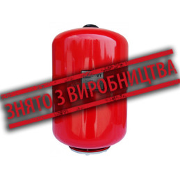 Бак розширювальний круглий (червоний) 24л VT-24