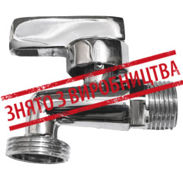 Кран угловой шаровый 1/2н''х3/4н ANGO хром, латунь А-902