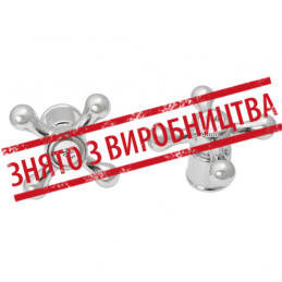 Ручка(маховик) на буксу(кранбуксу) хромована (пара)метал,хрест, 20 шліців посилений(230гр)