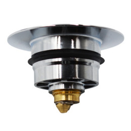 Клапан витяжний для раковини з фільтром ANGO G1106 діаметр 37 мм хром латунь