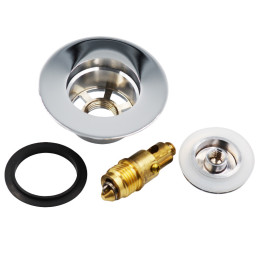 Клапан витяжний для раковини з фільтром ANGO G1106 діаметр 37 мм хром латунь