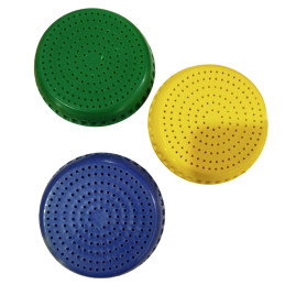 Лейка потолочная для летнего душа диаметр 11 см пластик цвета в ассортименте