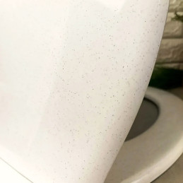 Кришка сидіння для унітаза Sydanit СД-21 білий граніт поліпропілен